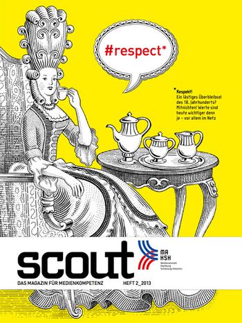 Das Coverbild von scout 2/2013 zum Thema Respekt