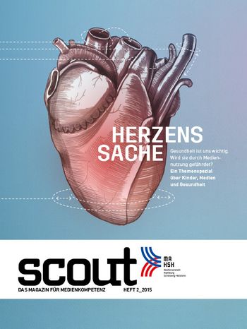 Das Coverbild von scout 2/2015 zum Thema Herzenssache.