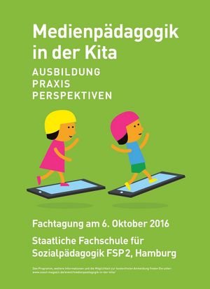 Poster der Fachtagung Medienpädagogik in der Kita