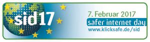 Banner zum safer internet day am 7. Februar 2017 von klicksafe.de