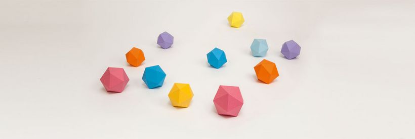 Bunte Kreise aus Papier