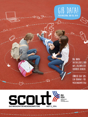 Das Coverbild von scout 2/2014 zum Thema Gib Data!