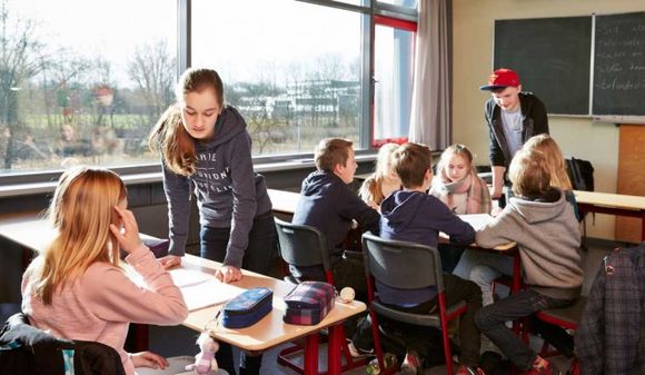Foto von Schülern im Klassenraum