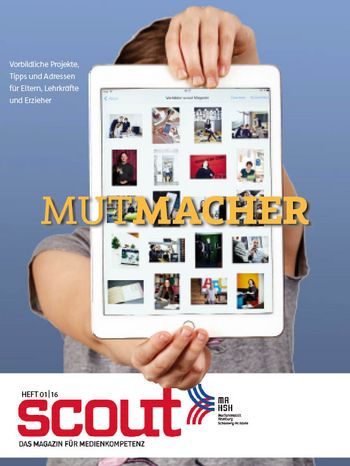 Das Coverbild von scout 1/2016 zum Thema Mutmacher.