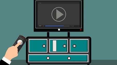 Foto Fernseher Fernbedienung