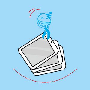 Illustration von drei Tablets
