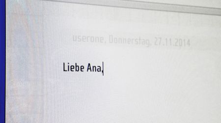 Screenshot einer Nachricht mit dem Text: Liebe Ana,